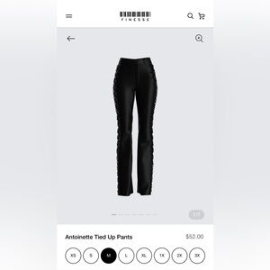 Finesse studios lace up pants